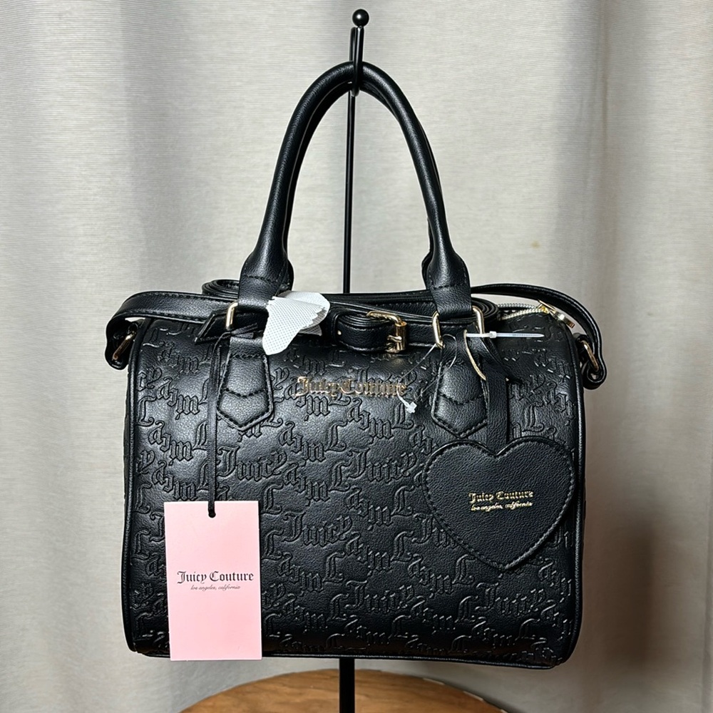 Juicy Couture Liqourice Bestseller Fame Satchel Purse NWT